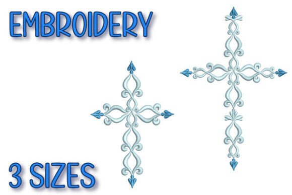 Baroque Cross Embroidery