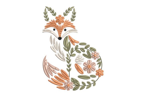 Floral Fox Embroidery Review for Small Business Merch