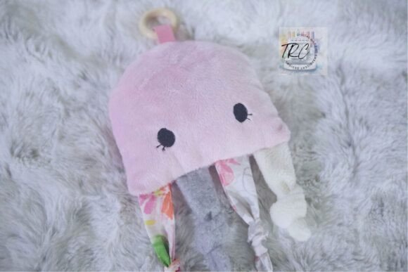 Jellyfish Stuffie ITH Embroidery Design