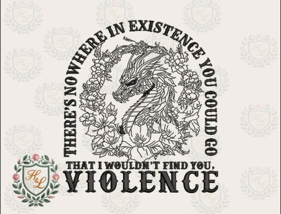 Magical Dragon Embroidery Files