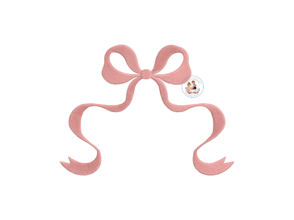 Ribbon Bow Embroidery Design
